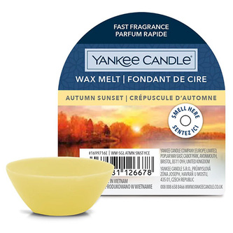 Vonný vosk Yankee Candle, Podzimní západ slunce, 22 g