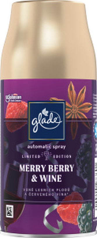 Glade náplň osvěžovače vzduchu Automatický Merry Berry & Wine, 269 ml