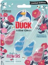 Duck Active Clean First Kiss Flowers WC blok, 38,6 g