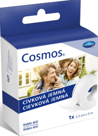 Cosmos Cívková jemná náplast 2,5 cm × 5 m, 1 ks