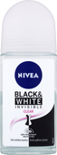 Nivea Black & White Invisible Clear kuličkový antiperspirant, 50 ml