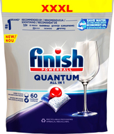 Finish tablety do myčky Quantum All in 1, 60 ks