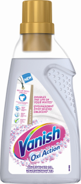Vanish Oxi Action gel pro bělení a odstranění skvrn, 750 ml