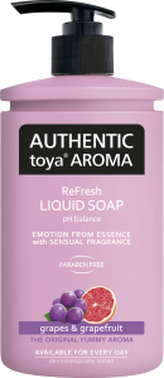 Authentic Toya Aroma tekuté mýdlo hroznové váno a grep, 400 ml