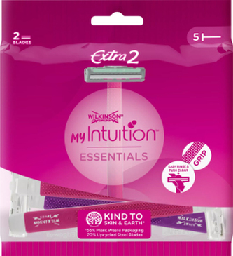 Wilkinson Sword Extra 2 Beauty jednorázová holítka MY Intuition Essential, 5 ks