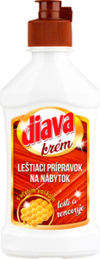 Diava lešticí krém na nábytek se včelím voskem, 200 ml