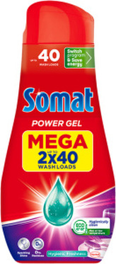 Somat gel do myčky All in 1 Hygiene Fresh, 2× 720 ml, 80 dávek