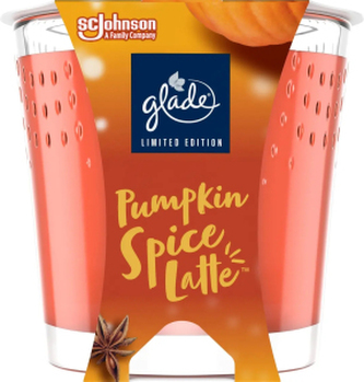 Glade svíčka vonná Pumpkin Spice Latte, 129 g
