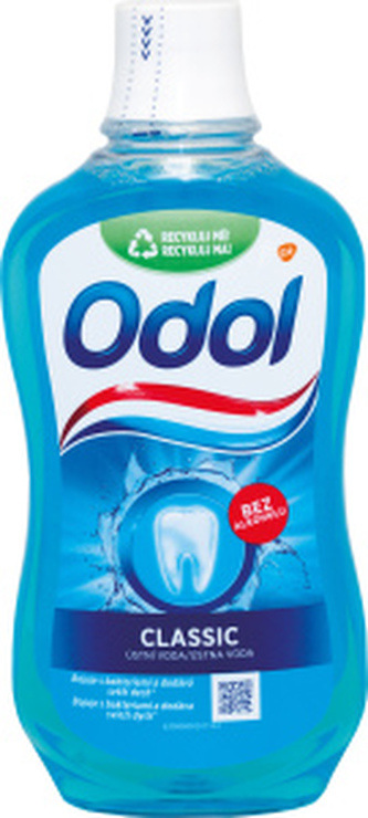 Odol Classic ústní voda bez alkoholu, 500 ml
