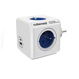 Rozbočka PowerCube Original USB A+C, modrá