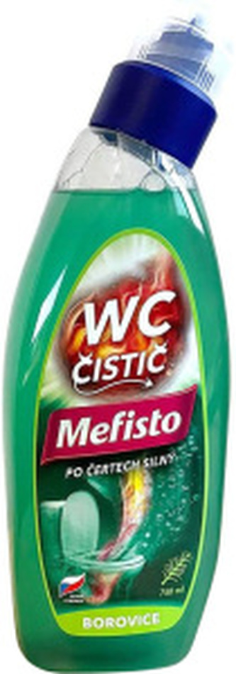 Druchema Mefisto WC čistič borovice, 750 ml