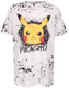 Dětské tričko Pokémon: Pikachu Splat (5-6 let) bílá bavlna