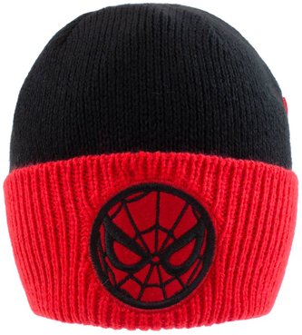 Zimní čepice Marvel|Spiderman: Kulaté face logo (univerzální)