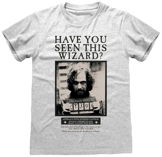 Pánské tričko Harry Potter: Sirius Black Poster (XL) šedá bavlna