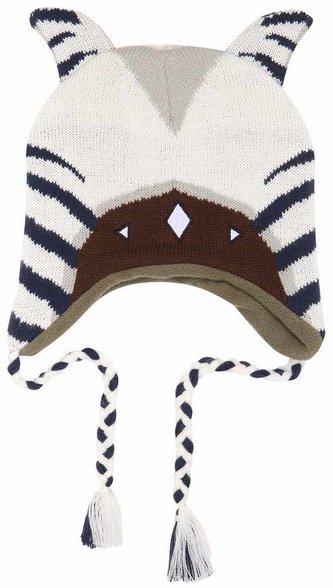 Úpletová zimní čepice s copánky Star Wars|Hvězdné války: TV seriál The Mandalorian Ahsoka Tano (univerzální)