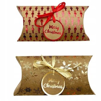 Pudełka składane pillow box 2szt