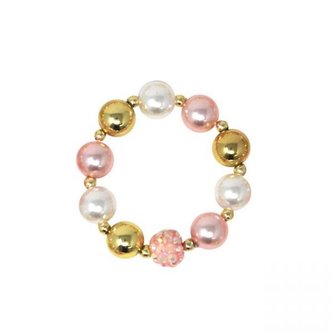PINK POPPY - Náramek perly