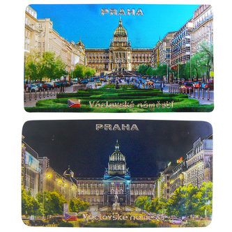 Magnet oboustraný - Václavské náměstí
