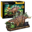 CubicFun - Puzzle 3D National Geographic - Stegosaurus 62 dílků