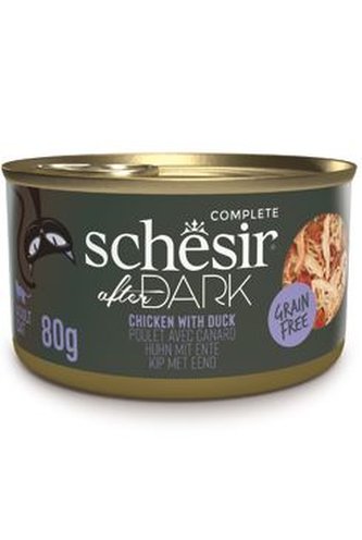 Schesir Cat konz. After Dark Wholefood kuře/kachna 80g