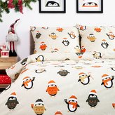 Vánoční mikrovláknové povlečení | FAIRLEY | tučňák | 140x200 cm + 1*70x80 cm | 858685 Homla