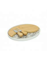 Servírovací set na sýr 28cm béžový Shanti BRANDANI