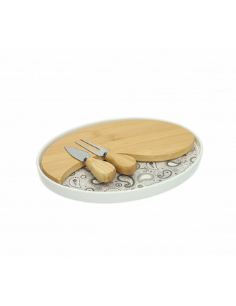 Servírovací set na sýr 28cm béžový Shanti BRANDANI