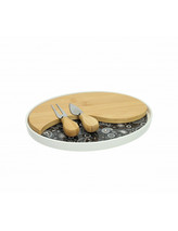 Servírovací set na sýr 28cm černý Shanti BRANDANI