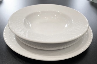 Jídelní 18-ti dílná sada talířů Burlesque BRANDANI