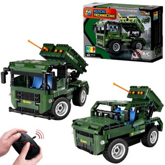 Klocki techniczne R/C wyrzutnia rakiet Klocki techniczne R/C wyrzutnia rakiet