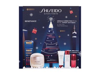 Shiseido Benefiance denní pleťový krém Benefiance Wrinkle Smoothing Cream 50 ml + pleťová čisticí pěna Clarifying Cleansing Foam 15 ml + pleťové tonikum Treatment Softener 30 ml + pleťové sérum Ultimune Ultimune Power Infusing Concentrate 10 ml