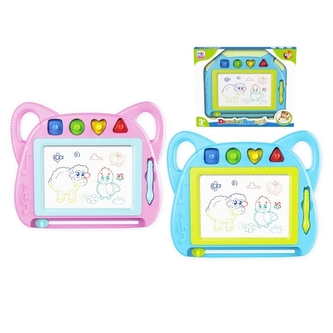 Barevná magnetická kreslící tabulka 31 x 24 cm mix druhů