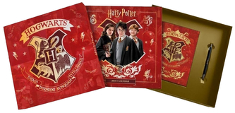 Dárkový set Harry Potter: Kalendář - diář - propiska (32 x 32 x 14 cm)