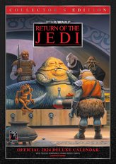 Deluxe kalendář 2024 Star Wars|Hvězdné války (29,7 x 42 cm)