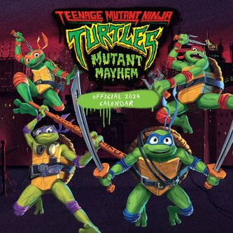 Oficiální nástěnný kalendář 2024 Teenage Mutant Ninja Turtles Movie s plakátem (SQ 30,5 x 30,5|61 cm) Oficiální nástěnný kalendář 2024 Teenage Mutant Ninja Turtles Movie s plakátem (SQ 30,5 x 30,5|61 cm)