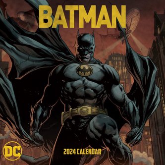 Oficiální nástěnný kalendář 2024 DC Comics: Batman komiks s plakátem (SQ 30,5 x 30,5|61 cm)