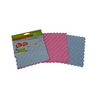 Houbová mikroutěrka Diamond 19 x 17 cm - 2  ks Houbová mikroutěrka Diamond 19 x 17 cm - 2  ks