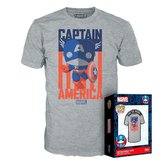 Boxed Tee: Koszulka Marvel - Captain America - XL