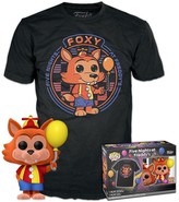 Funko POP! & Tee Box: FNAF - Balloon Foxy (Flocked) (L)