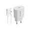 RhinoTech síťová nabíječka 25W PD s kabelem USB-C na Lightning 27W, 1 m bílý