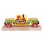 Bigjigs Rail Vagon s buldozerem + 2 koleje