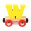 Bigjigs Rail Vagónek dřevěné vláčkodráhy - Písmeno W