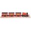 Bigjigs Rail Dálkový vlak + 3 koleje