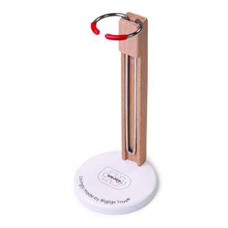 Bigjigs Toys Dřevěný stojánek na panenky Bigjigs Toys Dřevěný stojánek na panenky