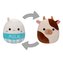 Squishmallows 2v1 Kráva Ronnie a mléko Melly
