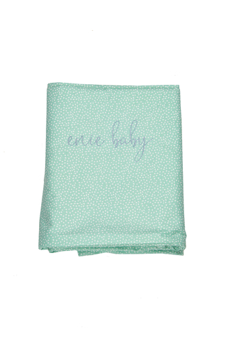 enie baby Povlečení bavlněné DOTS mentol 100x135 a 40x60 cm