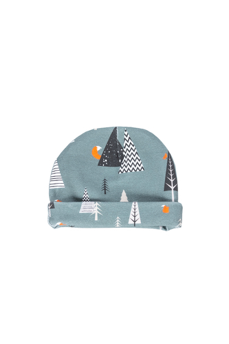 enie baby Dětská čepice s ohybem 3-6m Forest