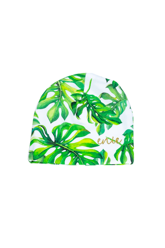 enie baby Dětská čepice 6-9m Tropical Leaves