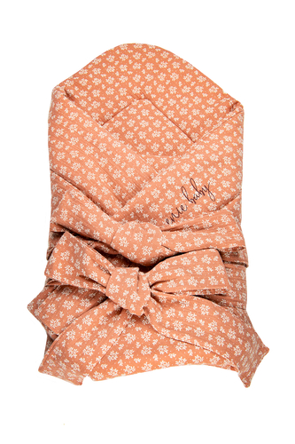 enie baby Mušelínová zavinovačka 80x80cm melange s květy