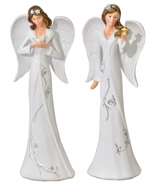 Anděl bílý Finnia 23 cm